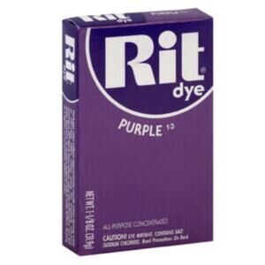 Rit Dye Powder All Purpose Purple #13  1-1/8 Oz.